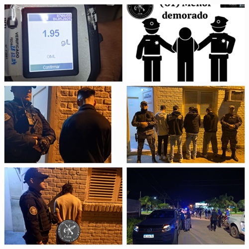 demorados y conducidos